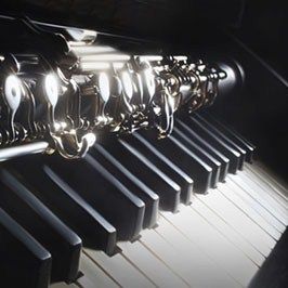 Vientos y piano.